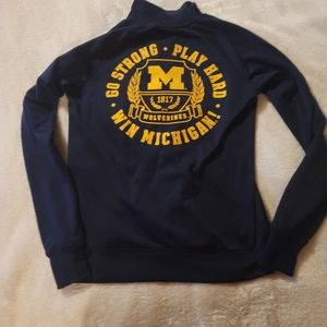 Love pink michigan zip up